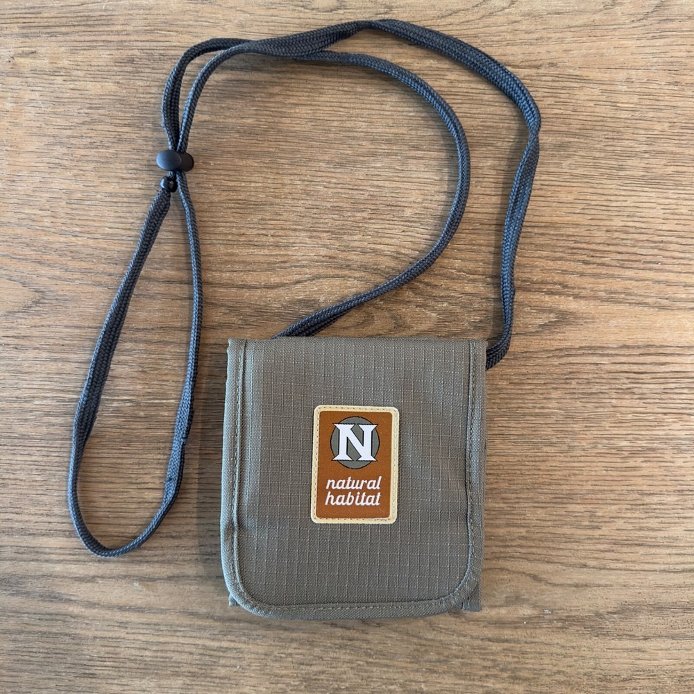 Natural Habitat Adventures Cross‎ Body Travel Bag/Passport Wallet/Money Belt NWT